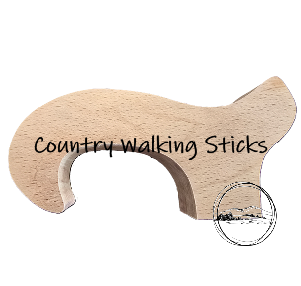 Solid English Beech Derby Stick Handle Blank
