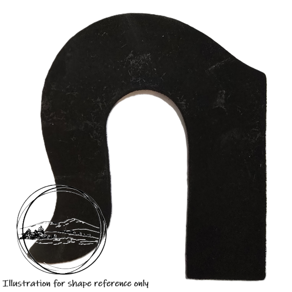 Solid English Alder Crook Narrow Stick Handle Blank