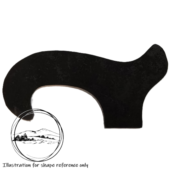 Solid English Acacia Derby Stick Handle Blank