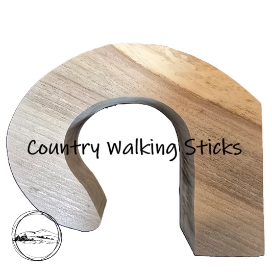 Solid English Walnut Market Stick Handle Blank