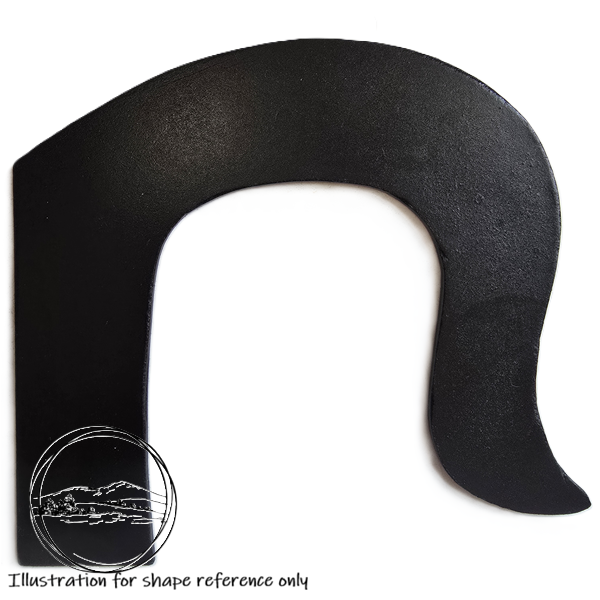 Solid English Alder Crook Stick Handle Blank