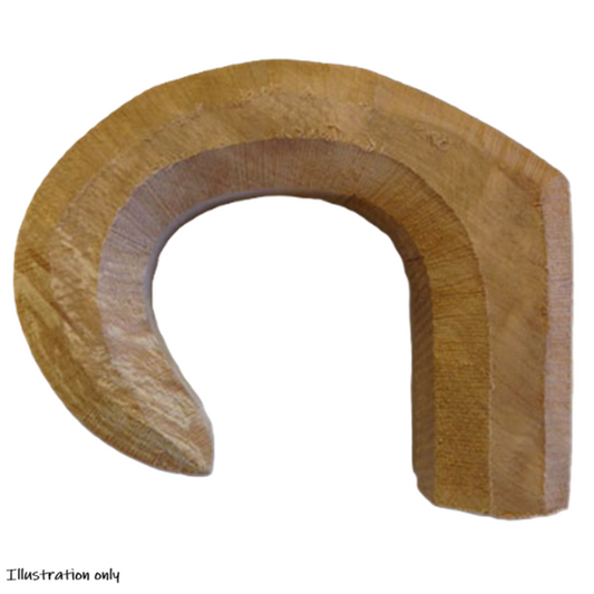 Solid English Holly Market Stick Handle Blank