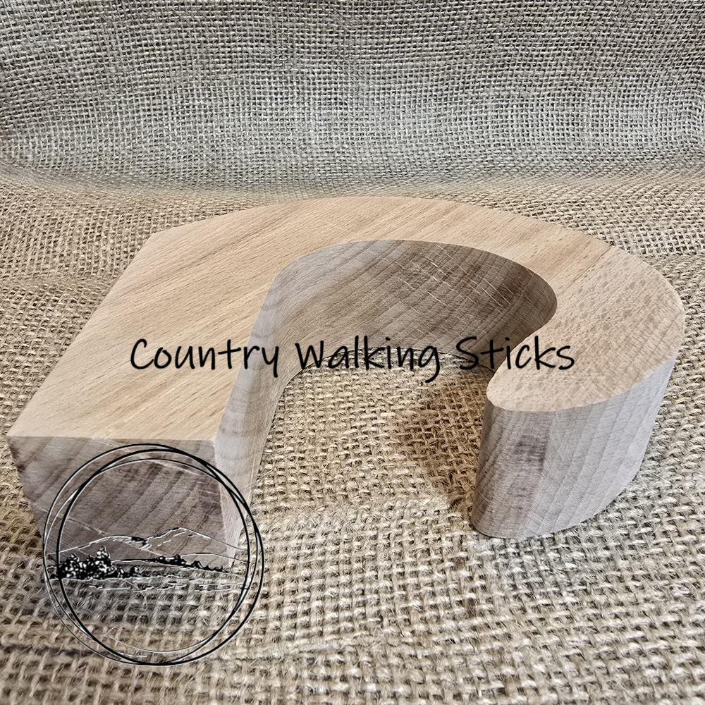 Solid English Oak Market Stick Handle Blank