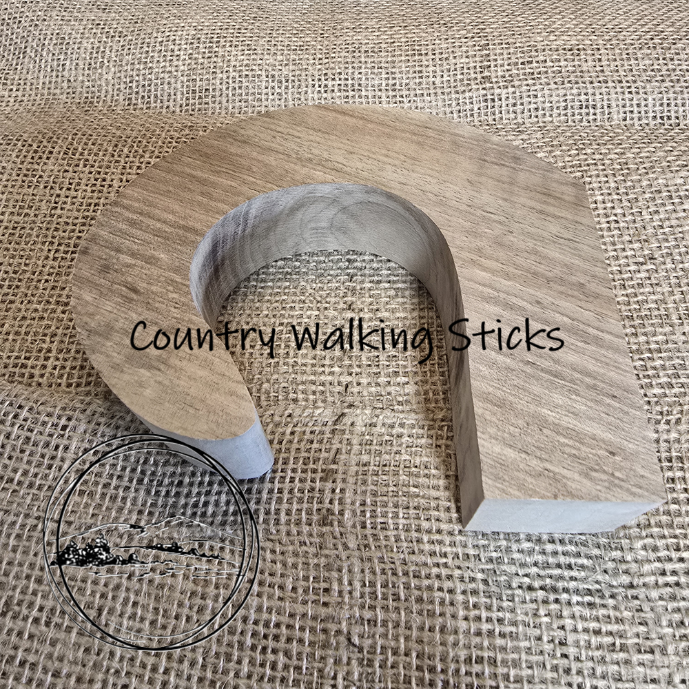 Solid English Walnut Market Stick Handle Blank