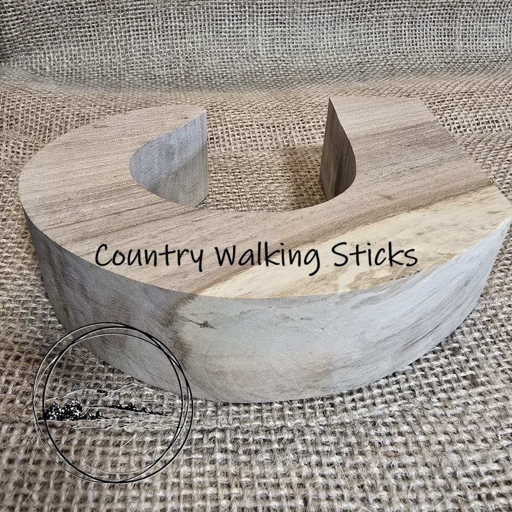 Solid English Walnut Market Stick Handle Blank